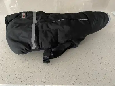 I have 2 brand new winter dog coats (Medium and Large), black with grey reflective trim. Originally...