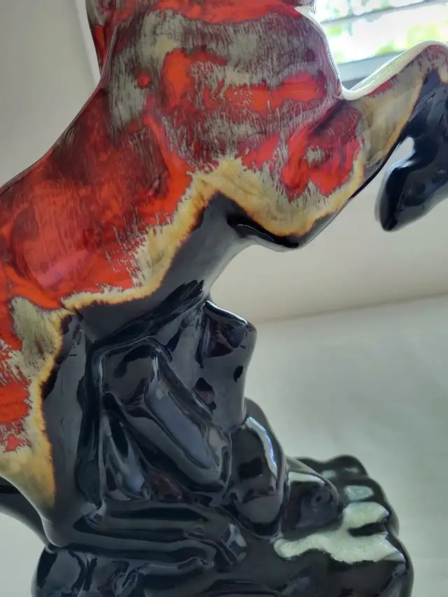 vintage horse - glazed pottery63235066754689124