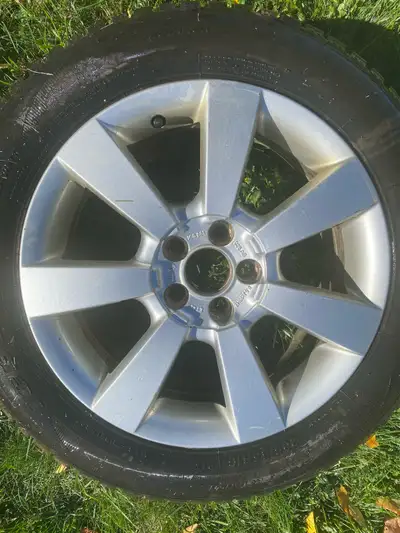 Three 16” alloy 5x110mm bolt pattern genuine Volkswagen ***RIMS ONLY***. *Tires are *NOT* included,...