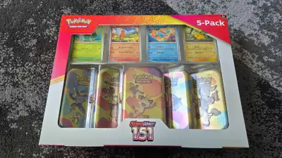 Meowth and Magneton 151 Tin Set , View more