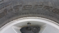 5 Good Tires with Rims (no leaks) off Jeep