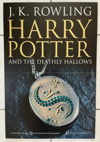 Harry Potter and The Deathly Hallows book poster