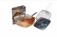 **SALE ON COPPER CHEF 9.5" 6 PIECES DEEP DISH SQUARE PAN**