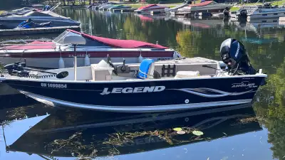 Very well maintained. Minnkota trolling motor with remote control. Two covers 30 hp mercury. Sholand...