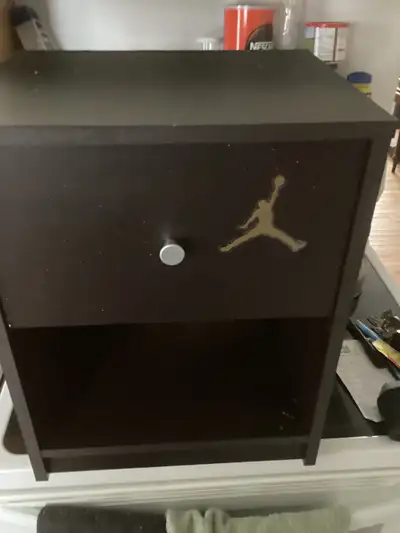For Sale Used end table with drawer, View more