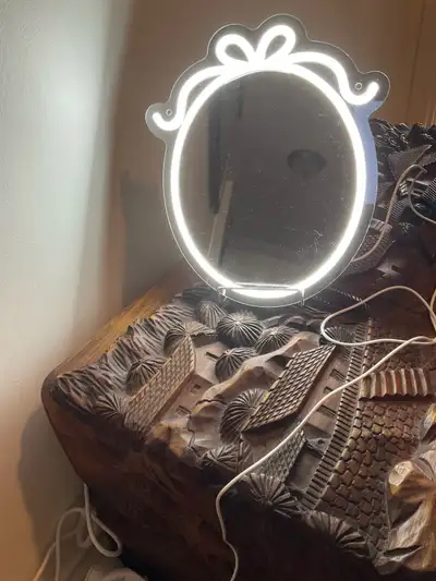 Vanity mirror with light, View more