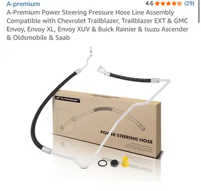 A-Premium Power Steering Pressure Hose Line Assembly Compatible with Chevrolet Trailblazer, Trailbla...