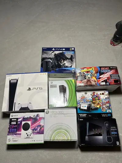 Open to offers or trades Should all have inserts and wrapping Pickup in steinbach Thanks for looking...
