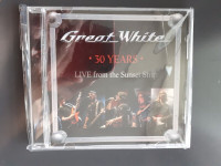 GREAT WHITE ! 30 YEARS LIVE FROM THE SUNSET STRIP CD ! BRAND NEW