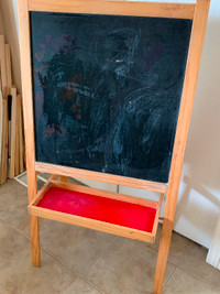 Easel Chalkboard and Whiteboard : Clean, Smoke free