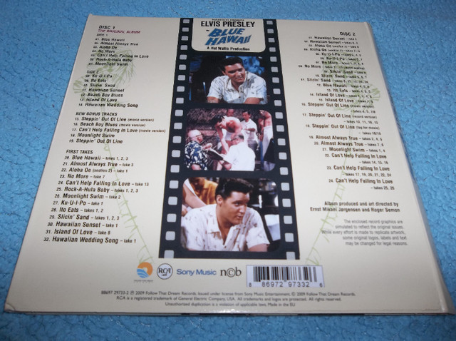 RARE ELVIS PRESLEY FTD 2CD SET in CDs, DVDs & Blu-ray in Belleville - Image 2