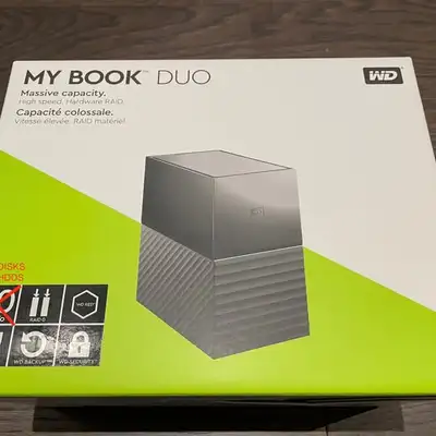 WD MY BOOK DUO 2-BAY DAS (NO DISKS), View more
