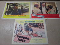 Vintage Lobby Cards 1952, 1960 and 1967