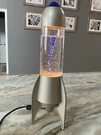 Rocket Tornado Lamp , vintage 16” tall, View more
