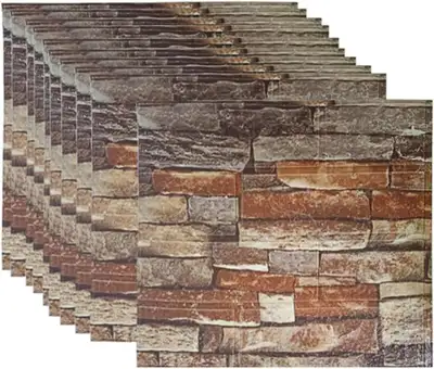 Wall Panels Peel Stick Self-Adhesive Foam Wall Panels Brick Wall, View more