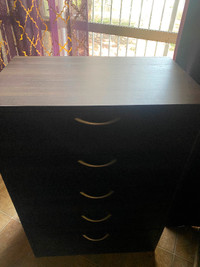 New 5 drawer grey dresser in box $150 or trade