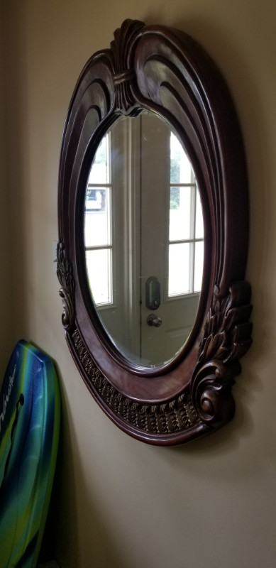 Solid wood mirror in Home Décor & Accents in Saint John