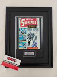 Stan Lee Signed TOS #39 1st Iron man 8x10 cover with COA + Frame