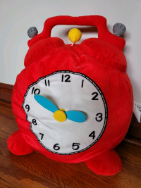 Ikea Hemmahos Clock Plush Educational Toy