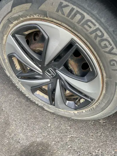 4 summer tires currently on rims of 2020 Honda Civic with 4 additional winter tires. One or more sum...