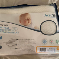 Aerosleep crib mattress protector. Brand new in packaging.