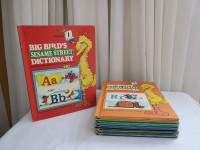 1981 Big Bird's Sesame Street Dictionary Books