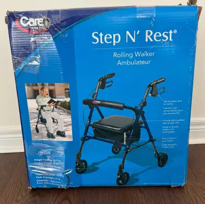 Carex Step N' Rest Rolling Walker, View more
