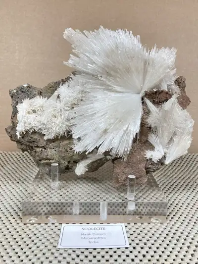 Mineral Specimen-Scolecite, View more