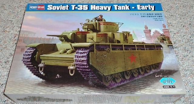HobbyBoss 1/35 Soviet T-35 Heavy Tank (Early) in Toys & Games in Burnaby/New Westminster