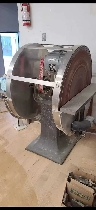 Ponceuse industrielle Oliver 32" double disque –  Très robuste, View more