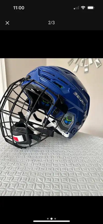 good hockey equipment ( pants, chest protector, helmets, etc), View more