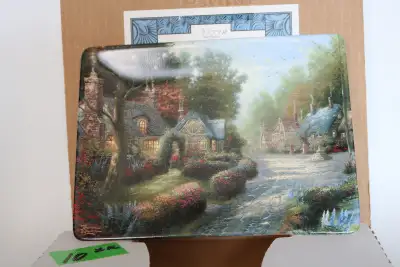 Choice of plate $20.00 each. Both are in boxes with certificates. They measure about 8 1/4" long by...