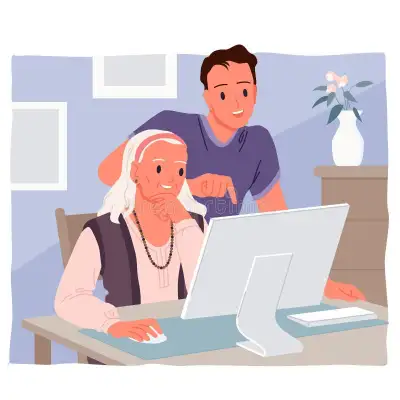 Technology help for Seniors , View more