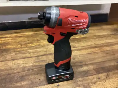 MILWAUKEE M12 FUEL 4 - MODE IMPACT DRIVER and 3.0 AH XC BATTERY, View more