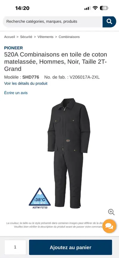 Salopette Pioneer, View more