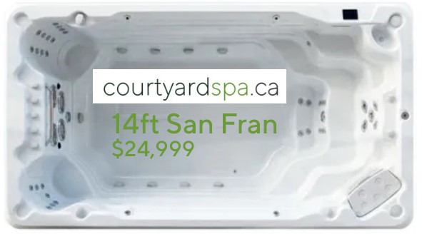 New 13ft-14ft-15ft-19ft-20ft Swim Spas In Stock -Fully Loaded WO in Hot Tubs & Pools in Woodstock - Image 2