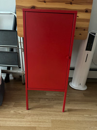 Red Metal Cabinet