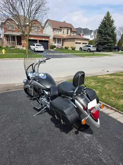 2004 vstar 1100 brakes done last year fresh oil and filter upgrade cables. Sell with full tank of ga...
