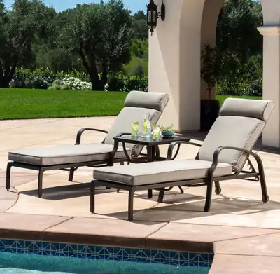 SunVilla Cushioned Chaise Lounge Chair, View more