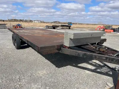 Deck trailer. Text or call 306 861 7800