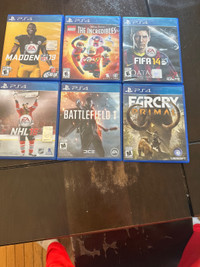 PS4 games for sale 