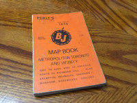 Perly’s 1974 BJ Map Book Metro Toronto & Vicinity $10