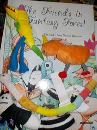 The Friends in Fantasy Forest Children's Ikea Book with toys