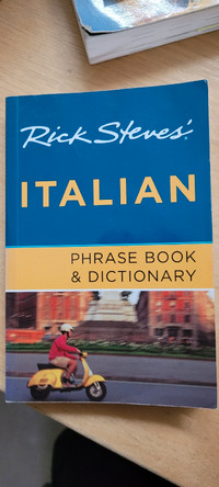 Rick Steves' Italian Phrase Book & Dictionary paperback (new)