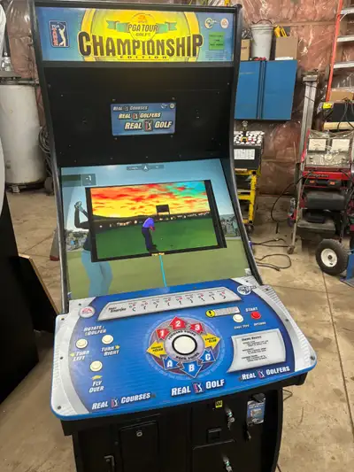 PGA Tour Golf Championship Arcade Game works great, View more