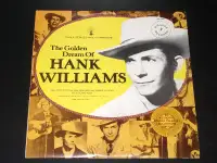 Hank Williams - The Golden dream of 2XLP (1976)  LP vinyle