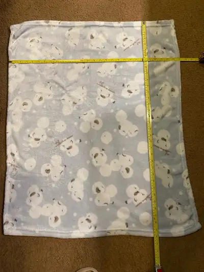 Small Baby/Paw and Snowman blankets - 4 for $2, View more