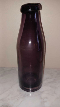 Amethyst Purple Hand-blown Glass - Beautiful Vase 10" Tall
