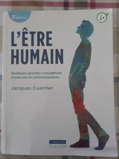 L'être humain. Philosophie. Jacques Cuerrier, View more