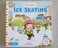 BOOK: Let's Play ICE SKATING, Board book, ages 1+, new